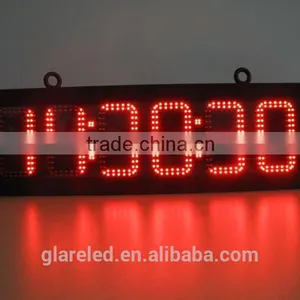 12inch Outdoor Waterproof IP65 Double-side LED Digital Clock Sign thumbnail-6