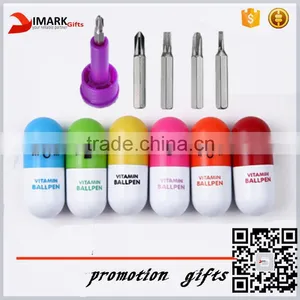 Imark Patent Promotional Capsule Pen Shape Screwdriver Tools Pen thumbnail-1