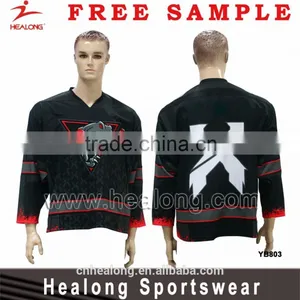 Cheap Custom Team Sets Embroidery Ice Hockey Shirts Jerseys China thumbnail-3