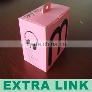 Mcdonald's Pink Earphone Paper Packing Box With Easy Carry thumbnail-1
