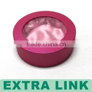 Custom Design Bangle Bracelet Jewelry Box Small Clear Lid Round Bracelet Box thumbnail-2