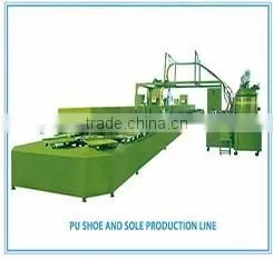 Four Groups Double Density PU Shoe Making Machine for Takumi Safety Shoe thumbnail-2