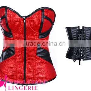 2015 New Design Sexy Red Mature Corset for Waist Training Corsets for Sale thumbnail-6