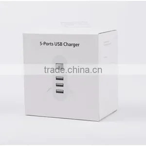 Fast Charging 5 Ports Usb Mobile Phone Travel Charger thumbnail-6