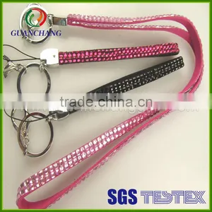 Top Quality Mock up Rhinestone id Badge Holder Lanyard thumbnail-6