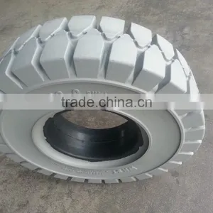 Good Price Mitsubishi Forklift Parts Solid Airless Tire 28x9-15 With Gray or Black Color thumbnail-4