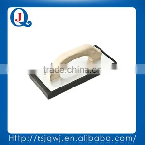 Black Floaming Blade Aluminium Plate Wood Handle Floating Trowel JQ6084 thumbnail-1