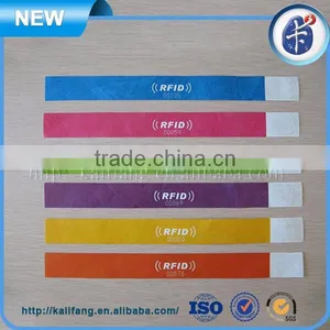 One Time Use Paper RFID Wristband thumbnail-6