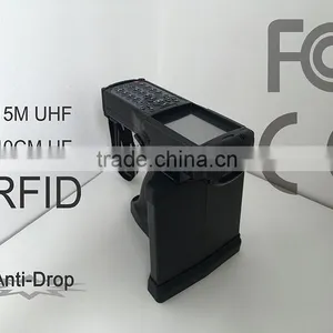 Ip54 Industrial Rugged Rfid Uhf Handheld Reader Handle With Barcode Reader GPS/GPRS/WIFI Pda thumbnail-1