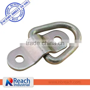 1200 LBS Stainless Steel Truck Trailer Surface Mount Bolt On D Ring thumbnail-1