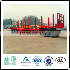 China Factory Supplier 3 Axle Forestry Timber Trailer thumbnail-2