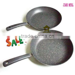 Carbon Steel Divided Non-stick Stone Coating Fry Pan thumbnail-1
