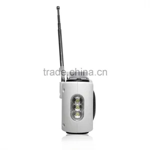 Portable Emergency Radio Solar Powered Dab Radio Powerful Flashlight Pocket Charger thumbnail-2