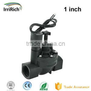 1" Nylon 2 Way Manual and Flow Control 12 V Electric Water Valve thumbnail-1