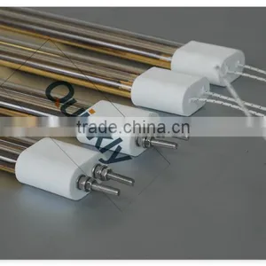 IR Quartz Gold-coated Medium Wave Twin Tubes thumbnail-1