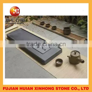 2016 Mongolia White Metal Stone Tea Plate Made in China thumbnail-6