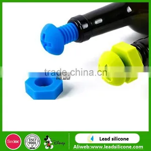 Keep Fresh Anti-dust Custom Silicone Wine Bottle Stopper thumbnail-2