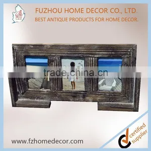 2017 Hot Selling Good Quality Decorative Antique Wooden Photo Frame With Multi Opening thumbnail-2