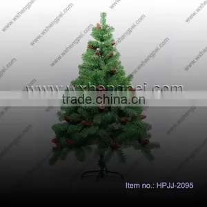 Pine Cone Christmas Decorations Christmas Tree Wholesale 1.5-2.1m Encryption PVC Christmas Tree thumbnail-1