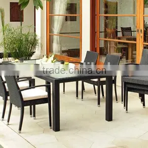 2017 Sigma UV Resistant Japanese Model Plastic Rattan Dining Table thumbnail-1