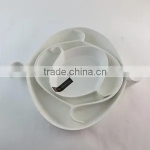 Ceramic Bowls for Soups,High White Ceramic Soup Bowl Set,ceramic Microwave Bowl thumbnail-3
