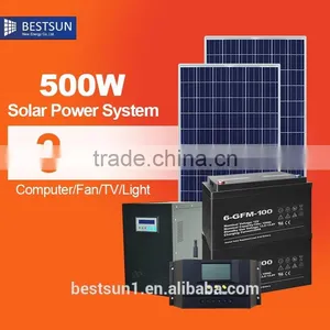 BESTSUN BFS-500W Top Selling Off-grid Solar Power System Home for Sale thumbnail-1