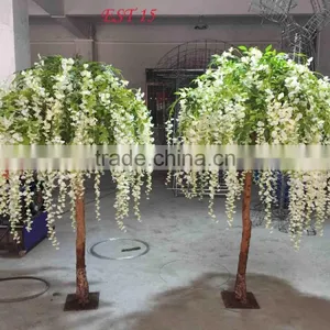 2016 NEW Artificial Flower Tree China Supplier Wisteria Flower Tree thumbnail-2