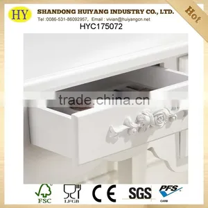 Custom European New Fashion Design Wooden Dressing Table With 3mirrors Wholesale thumbnail-4