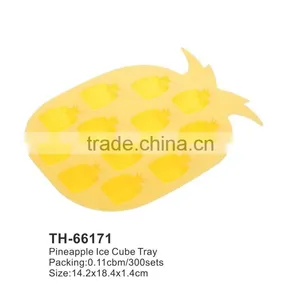 Pineapple Shape Silicone Ice Cube Tray New Design FDA thumbnail-1