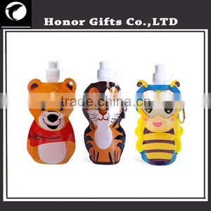 Promotional BPA Free Logo Custom Foldable Water Bottle thumbnail-4