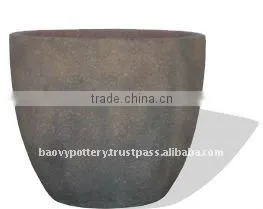 Vietnam Old Stone Outdoor Planter, Outdoor Pottery thumbnail-1