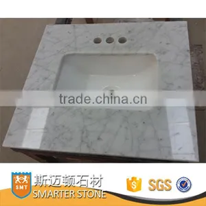 Carrara White Precut Marble Vanity Tops for USA Market thumbnail-1