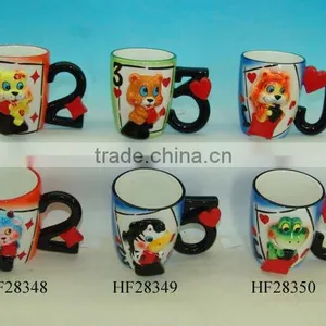 Cartoon Ceramic Cup With Animal Designs SN0321 thumbnail-1