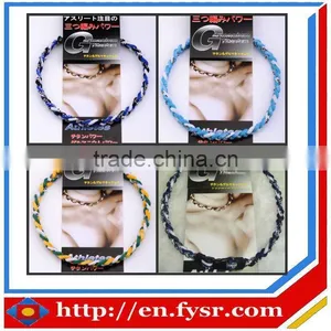 Factory Price Silicone Necklace/Titanium Sport Silicone Necklace thumbnail-1