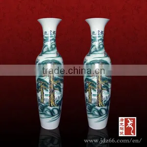 Hot Selling 180cm Tall Porcelain Ceramic Large Floor Vase thumbnail-1