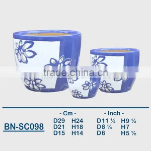 Vietnamese Ceramic Indoor Pot/ Indoor Planter BN-SC012 thumbnail-2