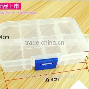 10cm Adjustable Clearly Crafts Storage Stock Case Pill Box 8 Compartments thumbnail-2