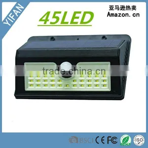 Express China 45Leds Solar Sensor Motion Garden Wall Lights Solar Home Light Led Outdoor Grow Light thumbnail-1