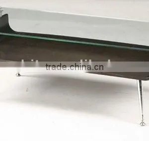 Metal Legs for Bentwood Modern Wooden Glass Coffee Table thumbnail-2