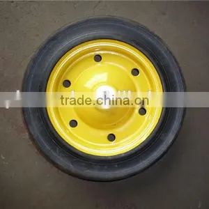 13x3 Powder Rubber Wheel Heavy Duty Solid Rubber Wheels thumbnail-4