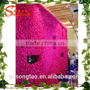 Hot Selling Artificial Flower Wall Wedding Backdrop for Wall Decoration thumbnail-2