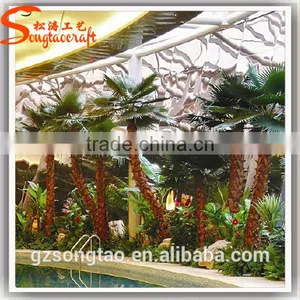 2.5m Hight New Product Large Outdoor Plastic Artificial Palm Trees for Sale thumbnail-4
