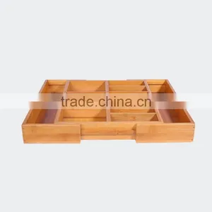 Box Organizer Bamboo Material Food Storage Box thumbnail-1
