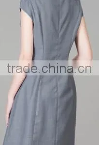 2016 New Summer Professional Corset Short Sleeve Formal Wrap Skirt for Women Office Ladies thumbnail-3
