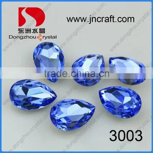 DZ Crystal Drop 3003 Clear AB 13*18mm Fancy Stone Foiled thumbnail-4