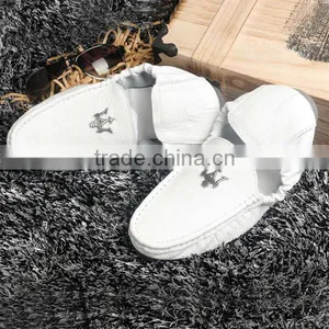 Top Layer Leather Soft Casual Shoes for Men Fashion Have Sample, Full Grain Cow Leather Peas Shoes Casual for Male thumbnail-1