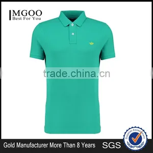 MGOO Fashion Custom Print On Chest Golf Polyester Shirt New Design Polo Cameisetas Brand Collar thumbnail-1