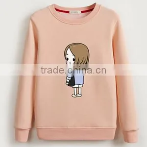 Customized Design Catoon Crewneck Pullover Fleece TC65/35 Cheaper Hoodies/sweatshirt thumbnail-5