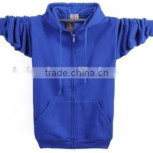 Zipper Plus Bonnet Blouses Male and Fat Plus-size Cardigan Fleece Men With Hood Long Fatty Sport Coats thumbnail-4