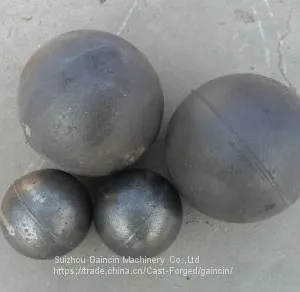 Dia.30,60,80mm Casting Iron Grinding Balls, Alloy Casting Chromium Grinding Media Balls thumbnail-4